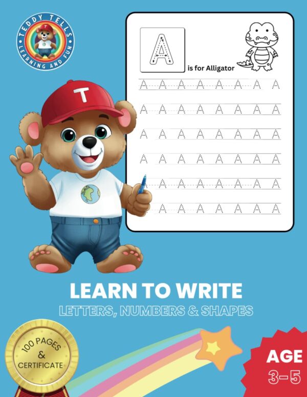 Learn to Write by Teddy Tells Learning and Fun