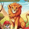 Animal Coloring Book Teddy Tells Animal Safari Coloring Book