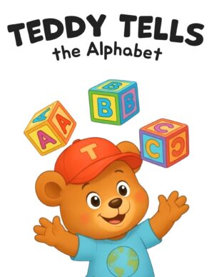 Alphabet eBook for kids by Teddy Tells teaching ABC letters to toddlers