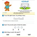 Teddy Tells Sports Worksheets - British English